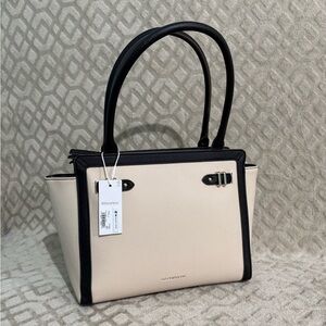 NWT Liz Claiborne Tuxedo Tote Bag